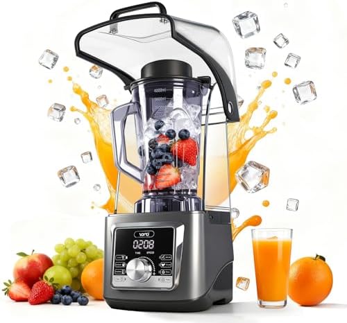 Commercial Blender Heavy Duty - VONCI 2200W Quiet Commercial Blender 135oz