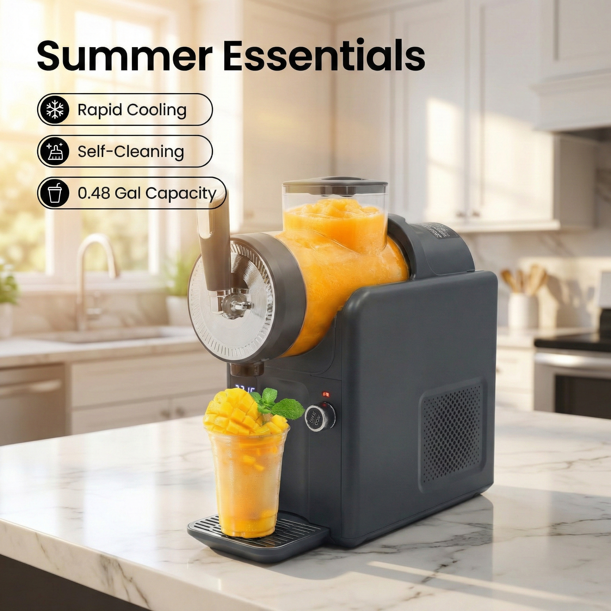 Commercial Kitchen Cleaning - Commercial Slushy Machine Countertop Frozen Drink