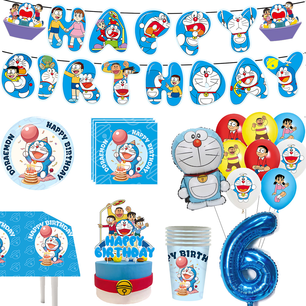 Commercial Kitchen Items - Cartoon Doraemon Birthday Decoration Supplies Doraemon