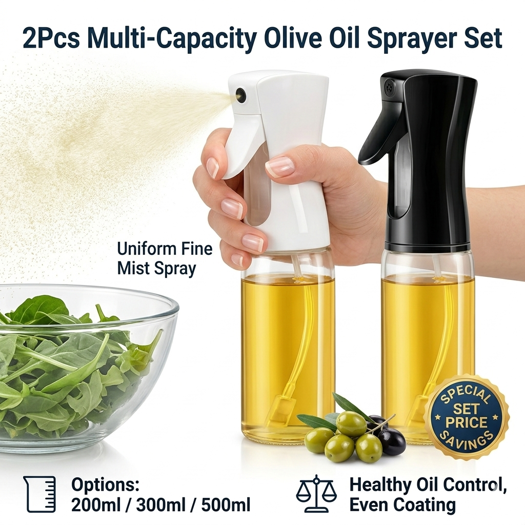 Commercial Kitchen Sprayer - 200/300/500ML Pneumatic Spray Bottle Fitness Barbecue
