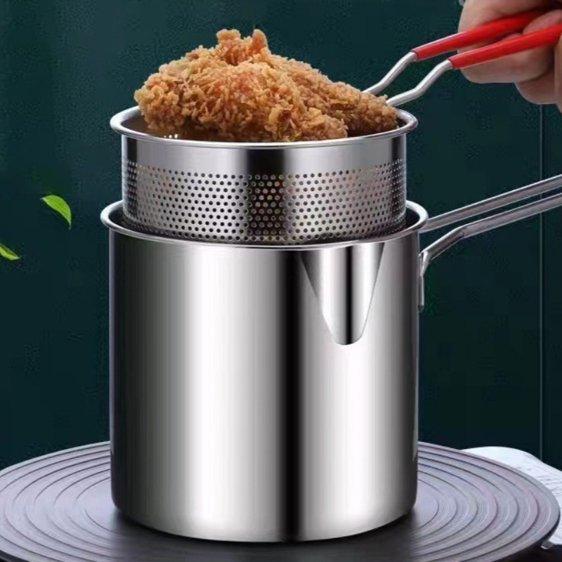 304 Stainless Steel Deep Fryer – Commercial Kitchen Pots And Pans Bewertung und Preis