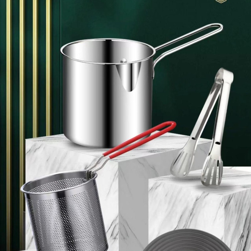 304 Stainless Steel Deep Fryer – Commercial Kitchen Pots And Pans Bewertung und Preis