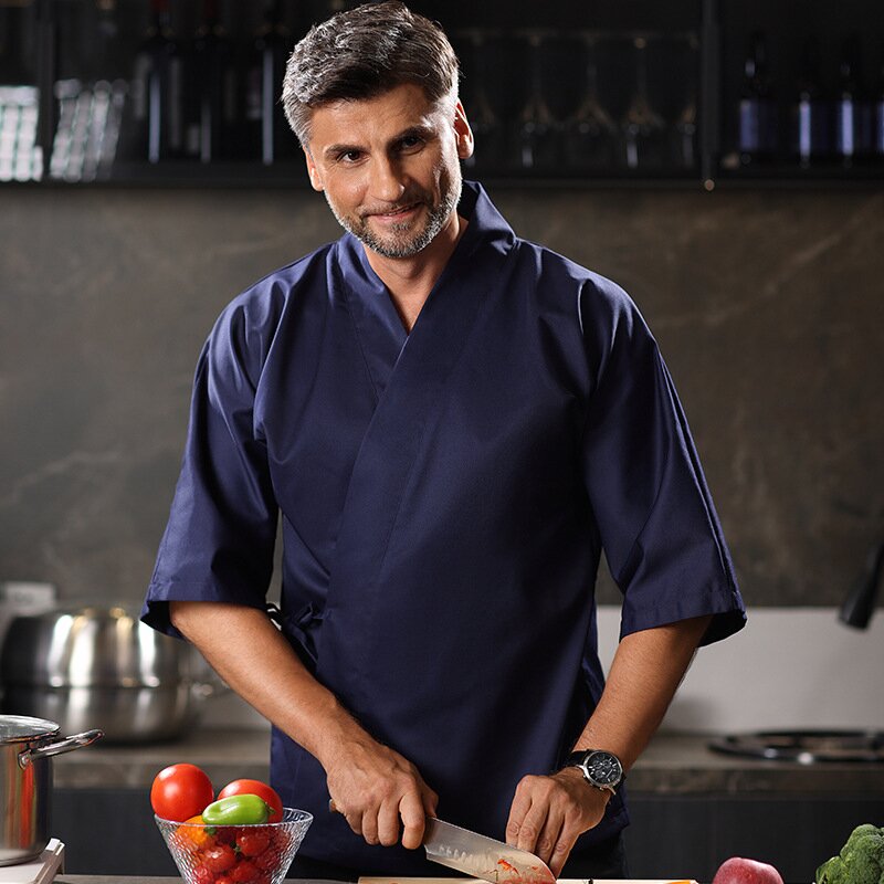 Chef Uniform 3/4 Sleeves Resta – Commercial Kitchen Services Bewertung und Preis