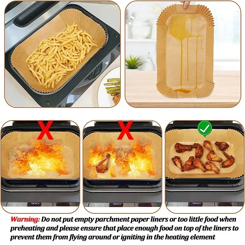 Disposable Air Fryer Paper Non – Commercial Kitchen Pots And Pans Bewertung und Preis