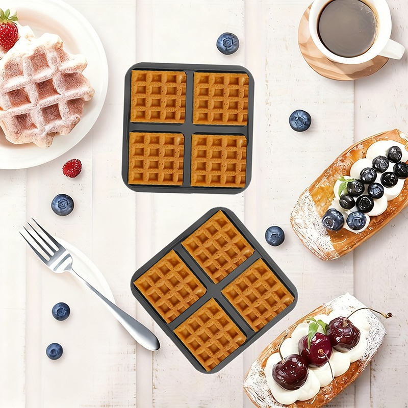 Square Waffle Mold, Non-Stick  – Commercial Kitchen Pots And Pans Bewertung und Preis
