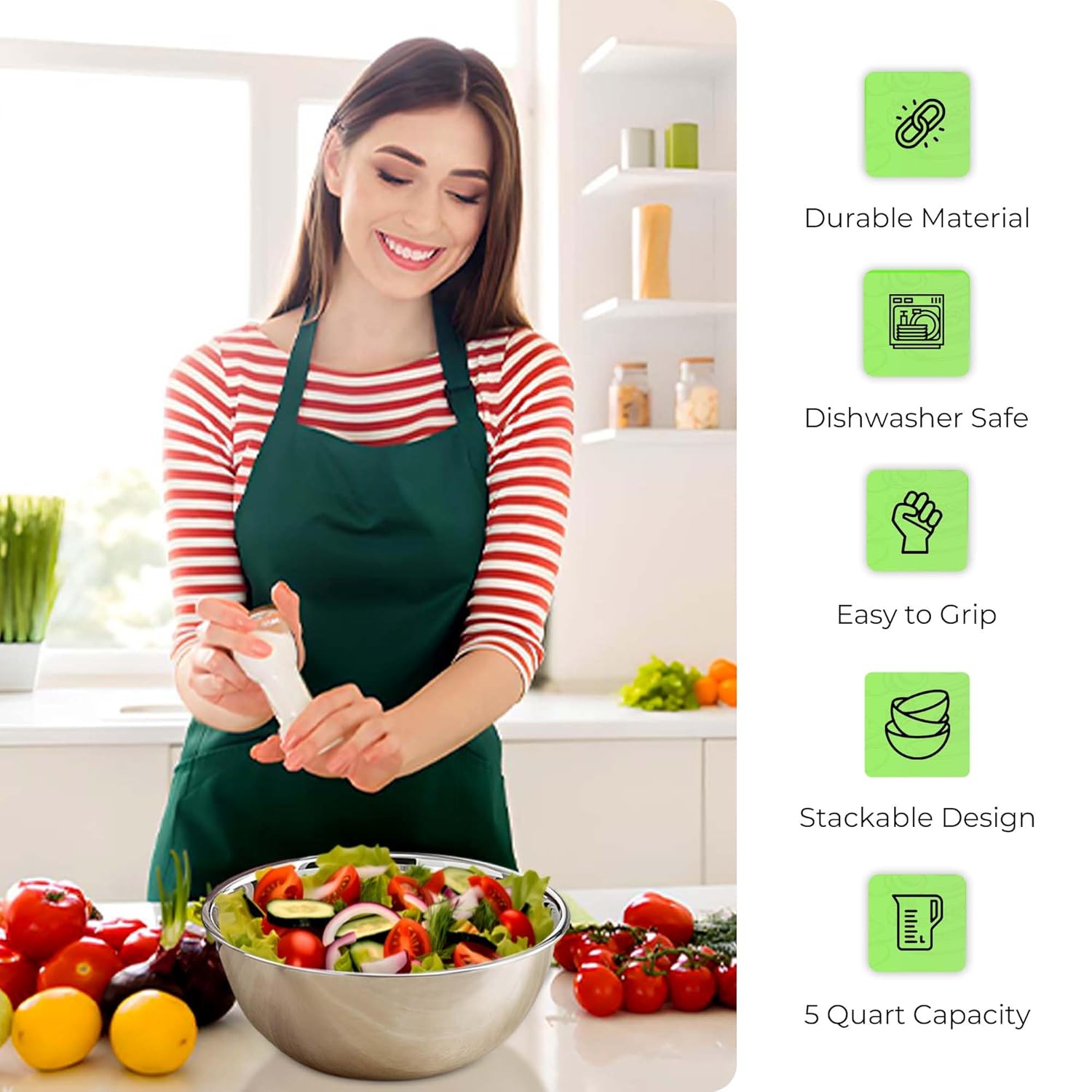 5 Quart Stainless Steel Mixing – Commercial Kitchen Images Bewertung und Preis