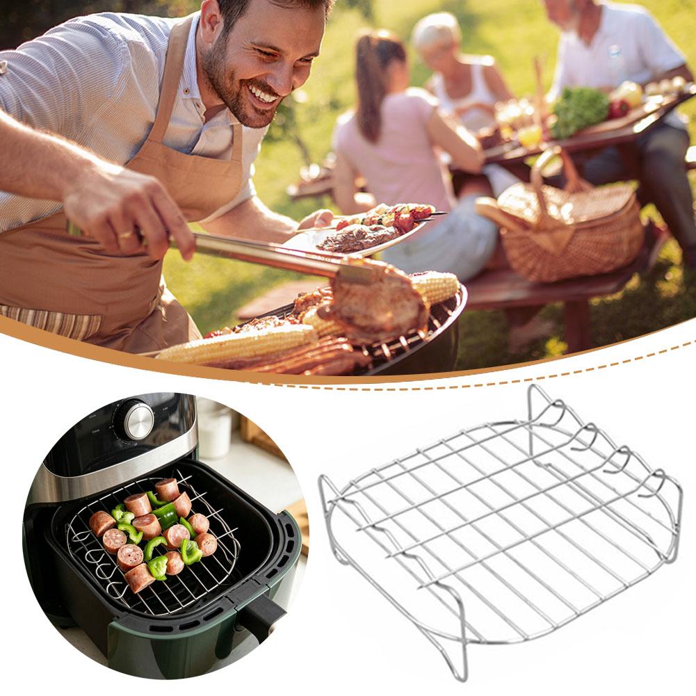 Air Fryer Square Grill Stainle – Commercial Kitchen Pots And Pans Bewertung und Preis