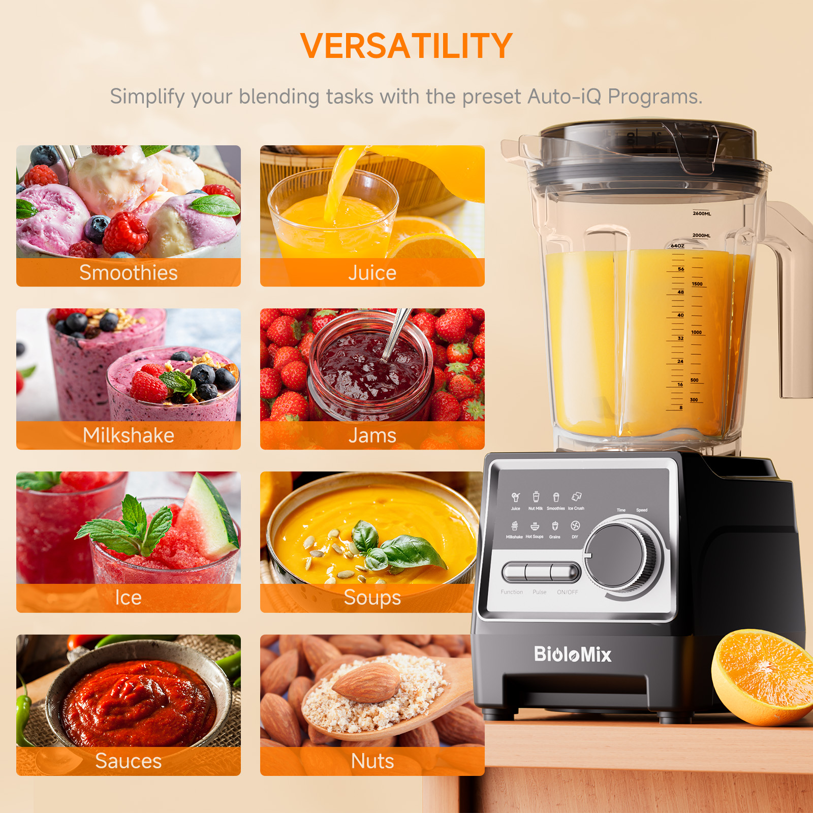 BioloMix 1500W Professional Bl – Commercial Blender Heavy Duty Bewertung und Preis