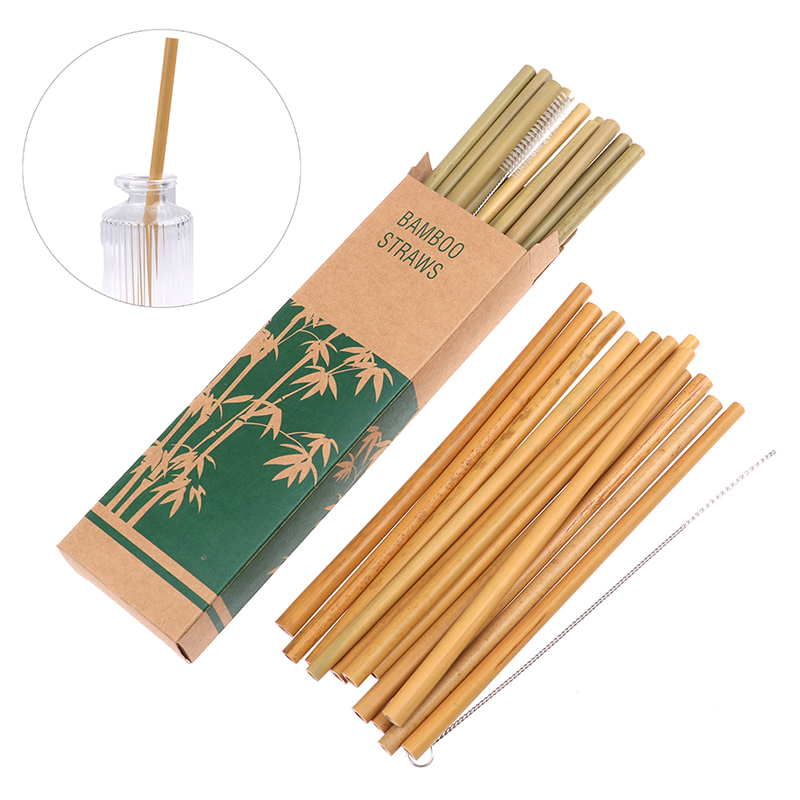 [H]1pcs Bamboo Drinking Straws – Commercial Kitchen Cleaning Bewertung und Preis
