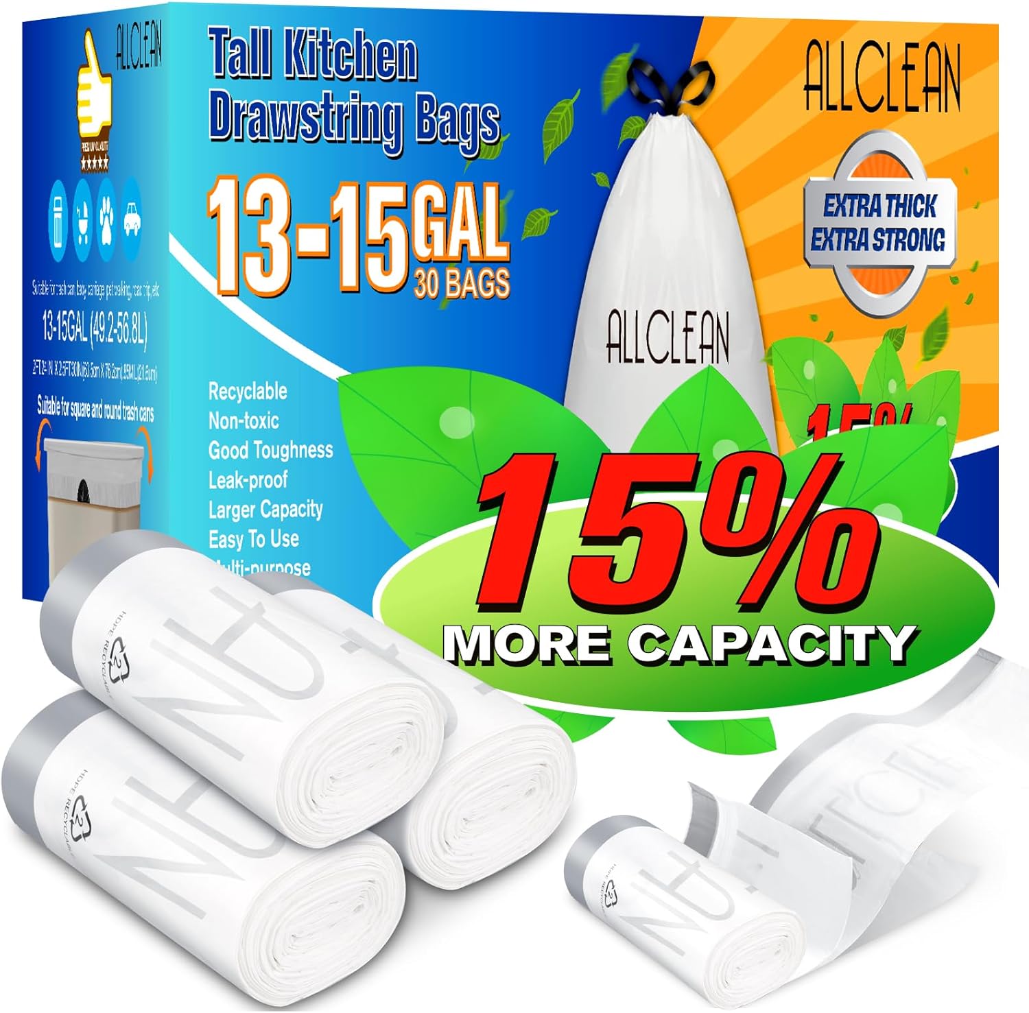 Tall Kitchen Trash Bags 13-15  – Commercial Kitchen Images Bewertung und Preis