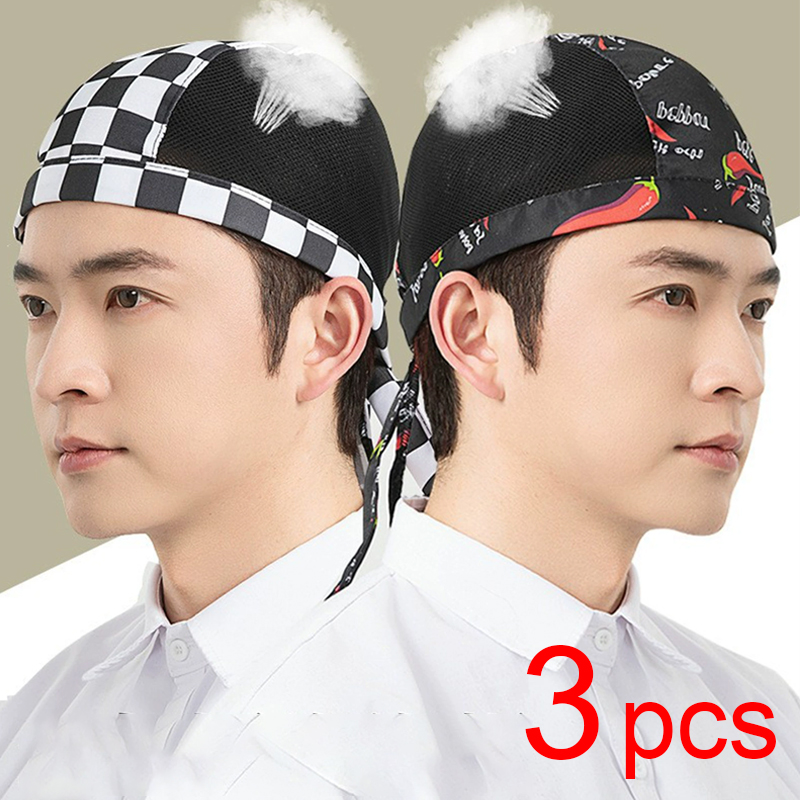 Breathable mesh Cook Hat 3pcs  – Commercial Kitchen Services Bewertung und Preis
