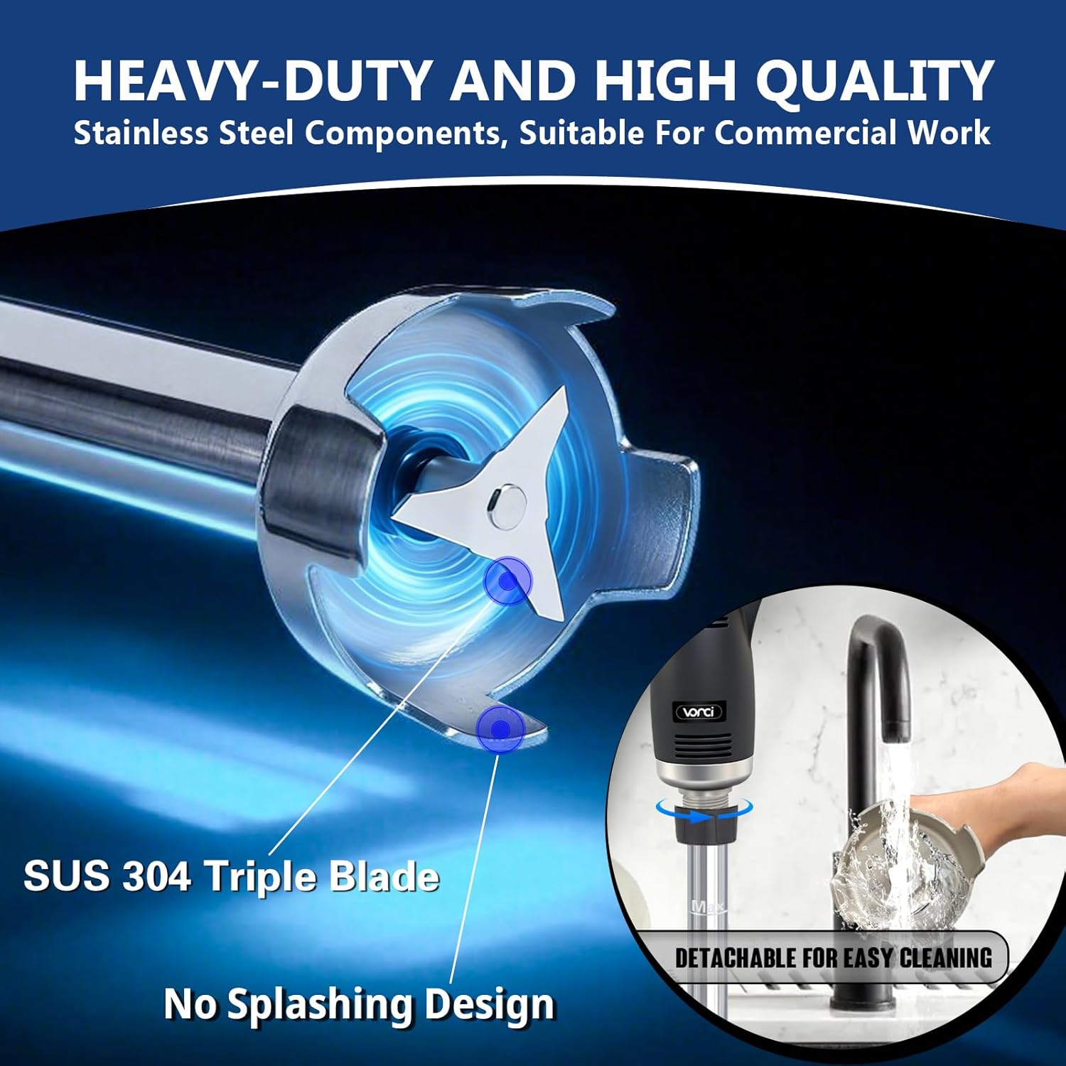500W Commercial Immersion Blen – Commercial Blender Heavy Duty Bewertung und Preis