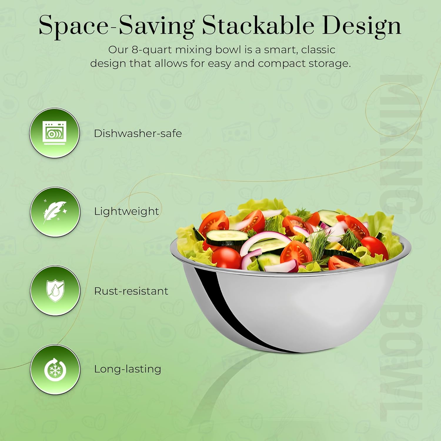 Stainless Steel Mixing Bowls 8 – Commercial Kitchen Images Bewertung und Preis