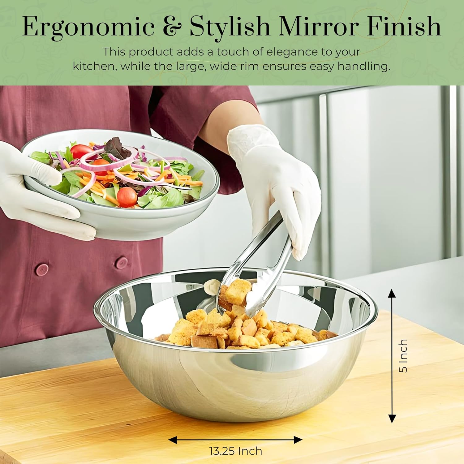 Stainless Steel Mixing Bowls 8 – Commercial Kitchen Images Bewertung und Preis