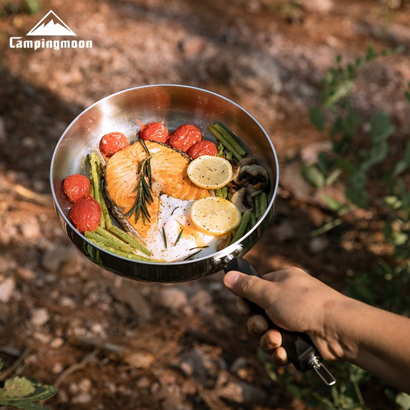 CAMPINGMOON CC-23 camping thre – Commercial Kitchen Pots And Pans Bewertung und Preis
