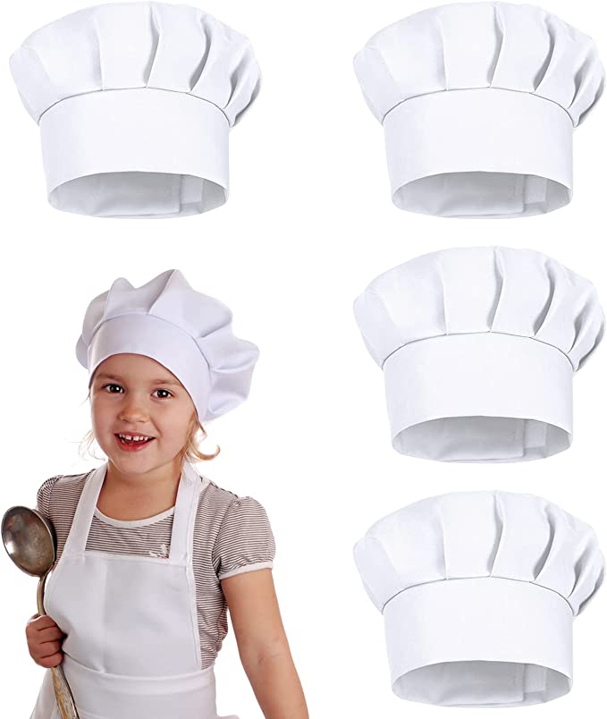 4PCS White Party Cap Hat Costu – Commercial Kitchen Services Bewertung und Preis